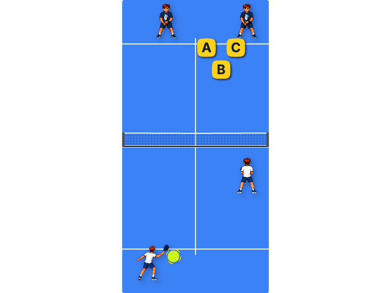 Playing 2nd serve